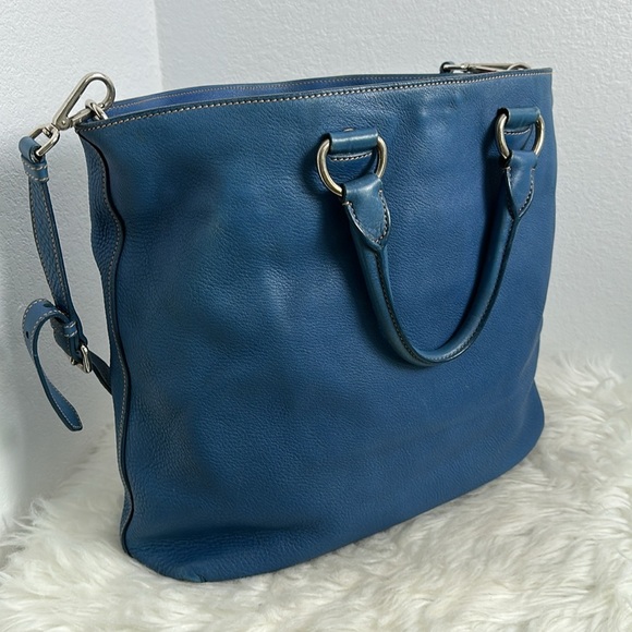 💯Authentic Prada Two-Way  Leather Tote Bag🍀 - Picture 6 of 15